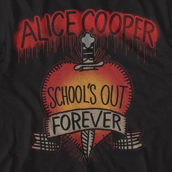 Alice Cooper Schools Out Black Retro Rock Band Collector Classic Album Graphic05 - Picture 2 of 5